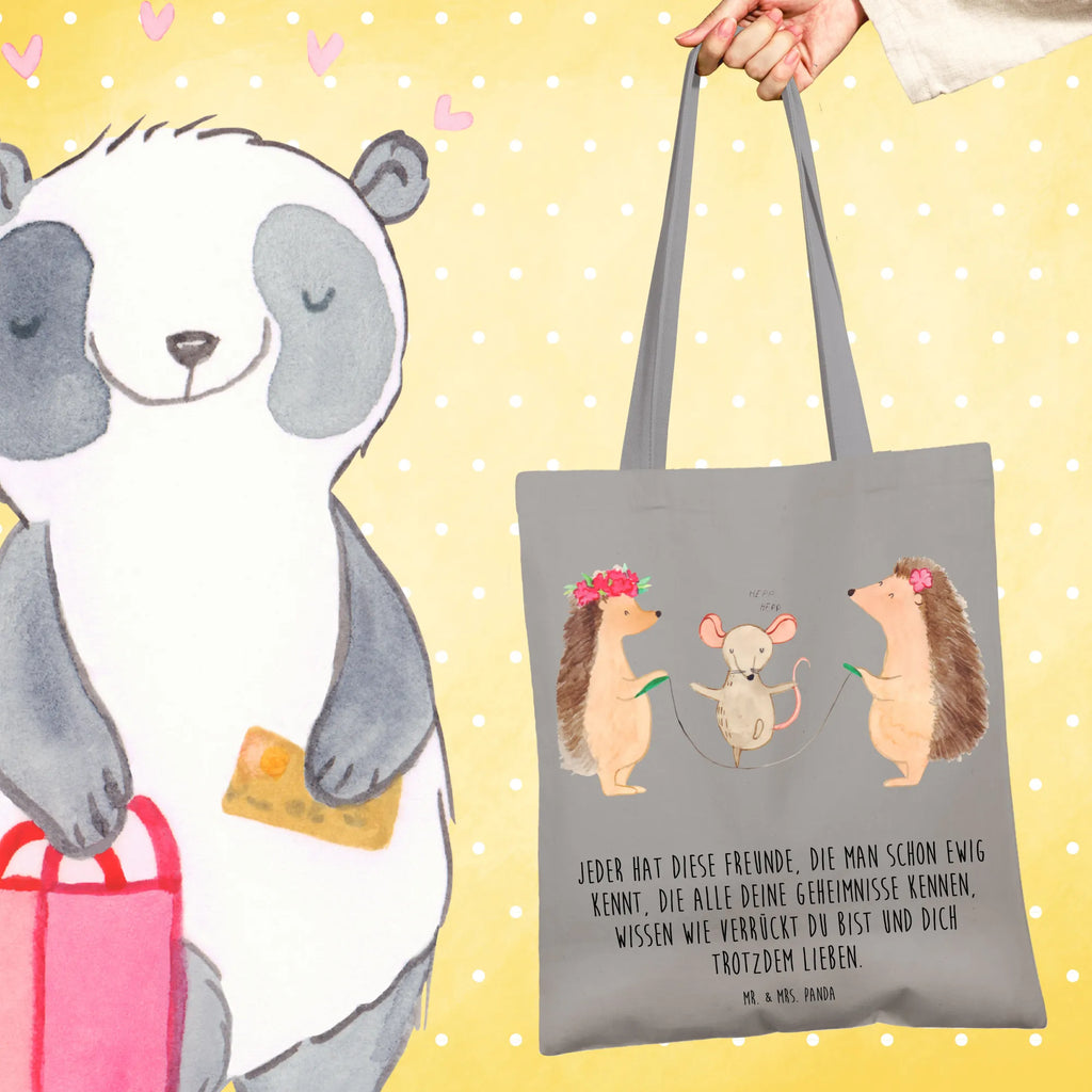 Tote bag Hedgehog skipping