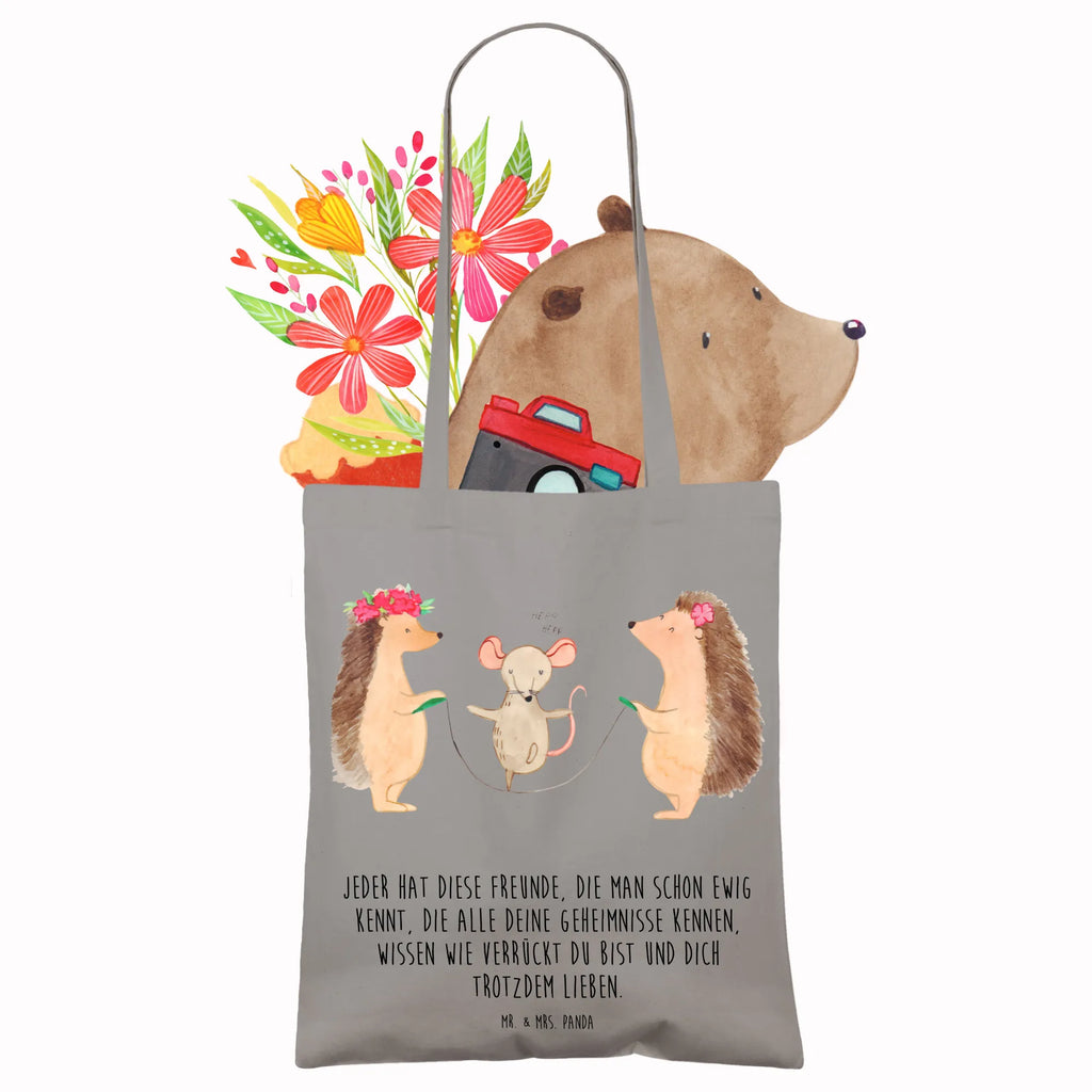 Tote bag Hedgehog skipping