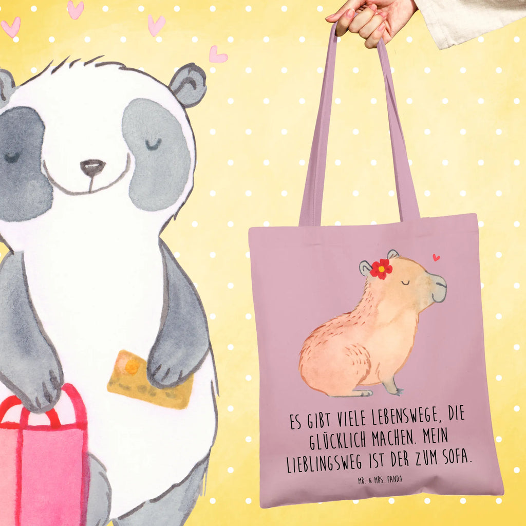 Tragetasche Capybara Blume Beuteltasche, Badetasche, Shopper, Jutebeutel, Tasche, Schultertasche, Stofftasche, Strandtasche, Tragetasche, Laptoptasche, Jutetasche, Einkaufstüte, Stoffbeutel, Umhängetasche, Beutel, Einkaufstasche, Tiermotive, Gute Laune, lustige Sprüche, Tiere, Capybara