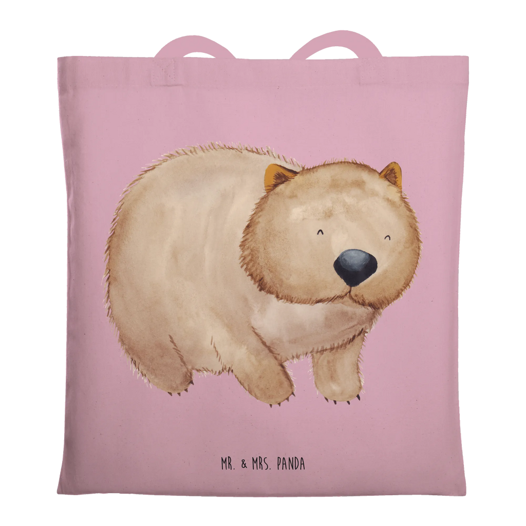 Tote bag Wombat cotton bag, jute bag, pouch, bag, Carrier bag, shopper, shoulder bag, cloth bag, shopping bag, small animals, cute, funny, cute animal motives, hand drawn, small world, funny sayings, good mood, happy, gifts, gift ideas, special gifts, animal lover, card, life is beautiful, Wombat, Australia, motivation, saying