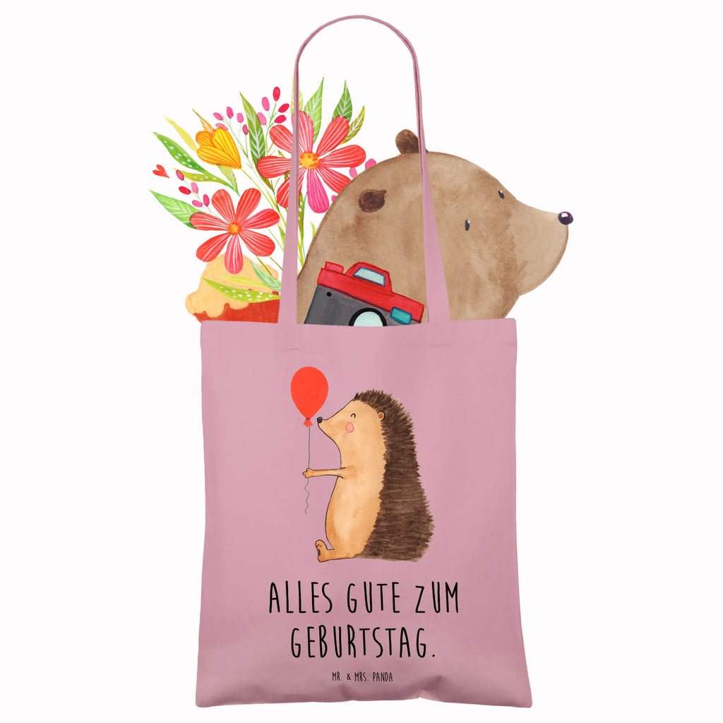 Tragetasche Igel Luftballon Jutetasche, Einkaufstasche, Stoffbeutel, Schultertasche, Laptoptasche, Beuteltasche, Tasche, Umhängetasche, Badetasche, Shopper, Stofftasche, Jutebeutel, Einkaufstüte, Tragetasche, Strandtasche, Beutel, Tiermotive, Gute Laune, lustige Sprüche, Tiere, Geburtstagskind, Geburtstag, Happy Birthday, Herzlichen Glückwunsch, Ballon, Glückwunsch, Igel