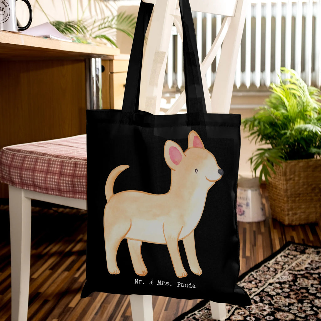 Tote bag Chihuahua moment Einkaufstüte, Beutel, Jutetasche, Stoffbeutel, Laptoptasche, Stofftasche, Tragetasche, Einkaufstasche, Beuteltasche, Tasche, Badetasche, Umhängetasche, Shopper, Strandtasche, Schultertasche, Jutebeutel, Hund, Hunderasse, Rassehund, Hundebesitzer, Geschenk, Tierfreund, Schenken, Welpe, Chihuahua