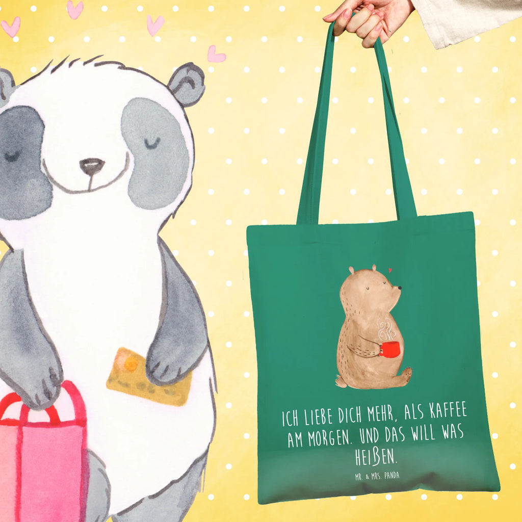 Torba Niedźwiedź Poranna kawa Miłość, partner, przyjaciel, przyjaciółka, mąż, żona, wesele, zaręczyny, prośba o rękę, prezent miłosny, rocznica, dzień ślubu