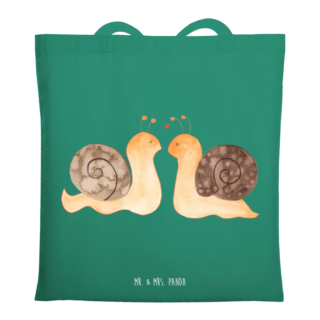 Tote bag Snails in love Strandtasche, Laptoptasche, Tragetasche, Schultertasche, Tasche, Beuteltasche, Umhängetasche, Jutetasche, Einkaufstasche, Badetasche, Stofftasche, Stoffbeutel, Einkaufstüte, Shopper, Beutel, Jutebeutel, Liebe, Partner, Freund, Freundin, Ehemann, Ehefrau, Heiraten, Verlobung, Heiratsantrag, Liebesgeschenk, Jahrestag, Hocheitstag