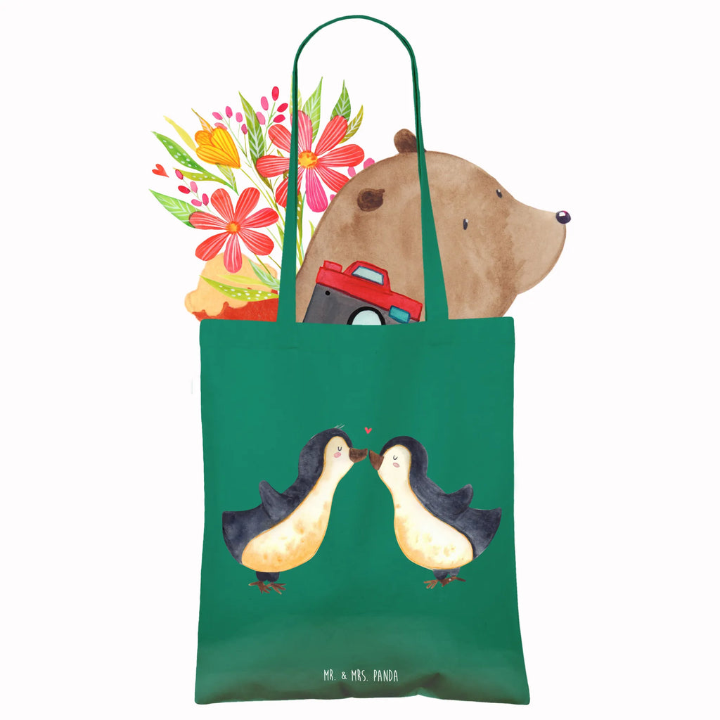 Torba Pingwiny Pocałunek Schultertasche, Jutebeutel, Einkaufstasche, Tragetasche, Stoffbeutel, Beutel, Tasche, Stofftasche, Strandtasche, Jutetasche, Umhängetasche, Badetasche, Shopper, Einkaufstüte, Laptoptasche, Beuteltasche, Liebe, Partner, Freund, Freundin, Ehemann, Ehefrau, Heiraten, Verlobung, Heiratsantrag, Liebesgeschenk, Jahrestag, Hocheitstag, Geschenk für Frauen, Geschenk für Freundin, Geschenk für Partner, Liebesbeweis, Mitbringsel, Hochzeitstag, für Männer, für Ehemann, Valentinstag