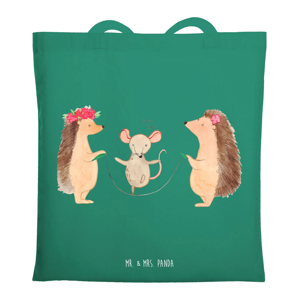 Tote bag Hedgehog skipping