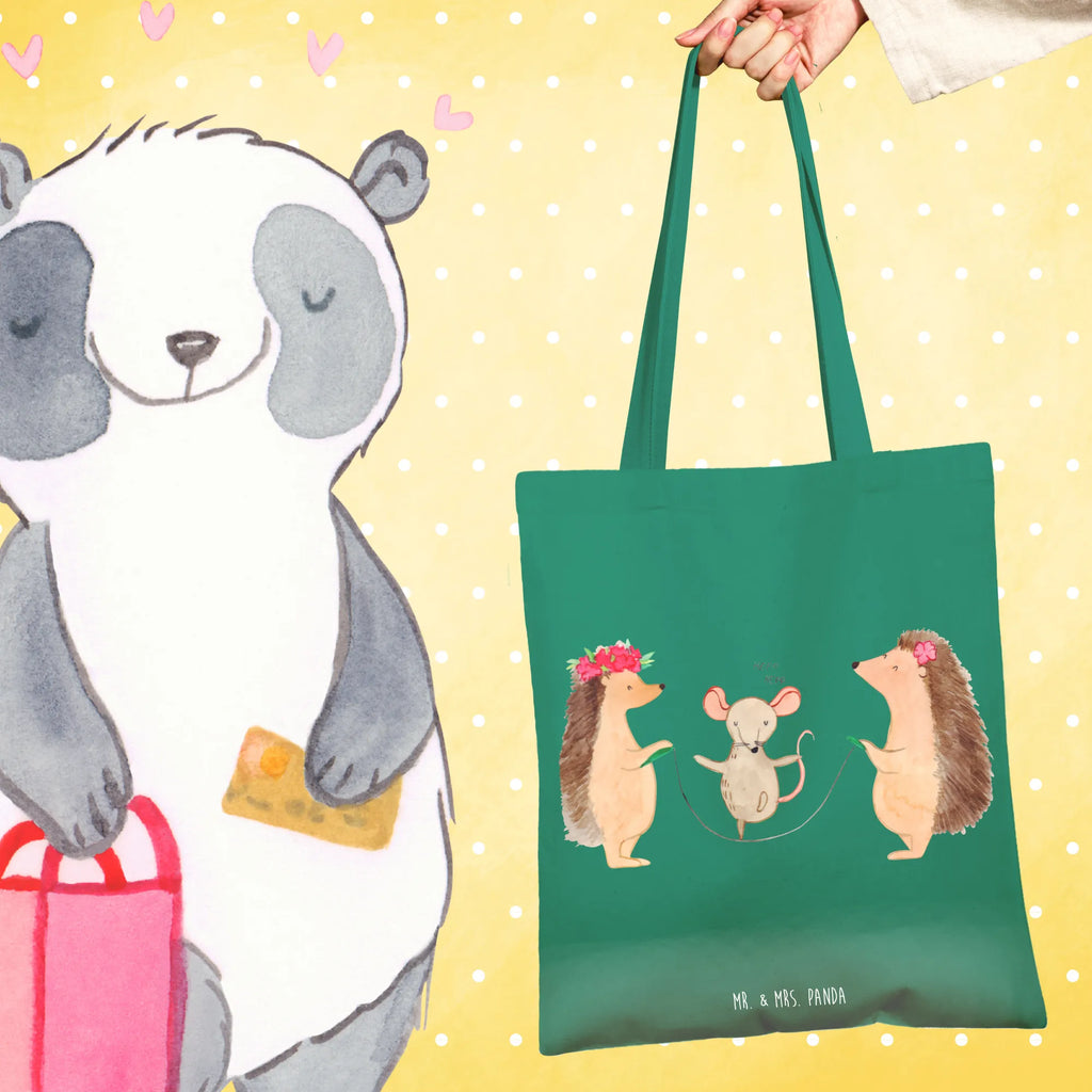 Tote bag Hedgehog skipping