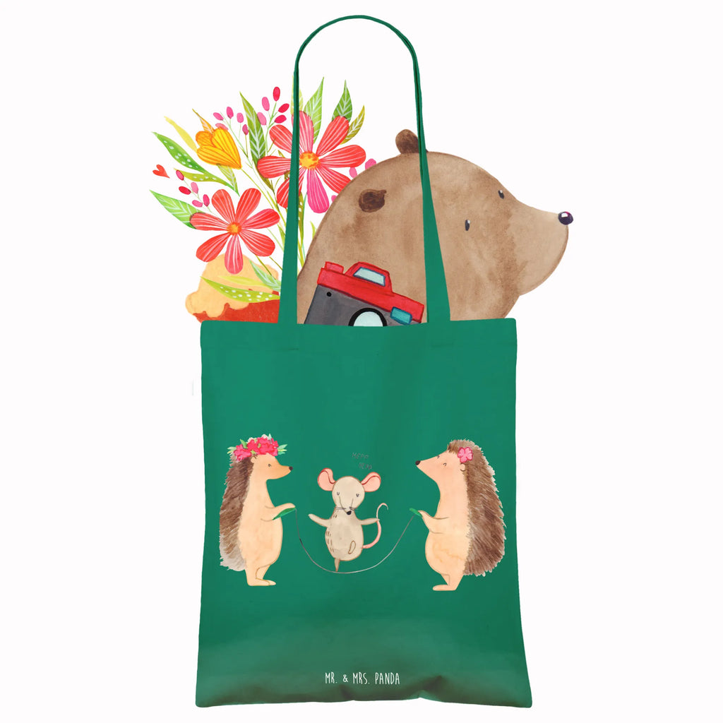 Tote bag Hedgehog skipping