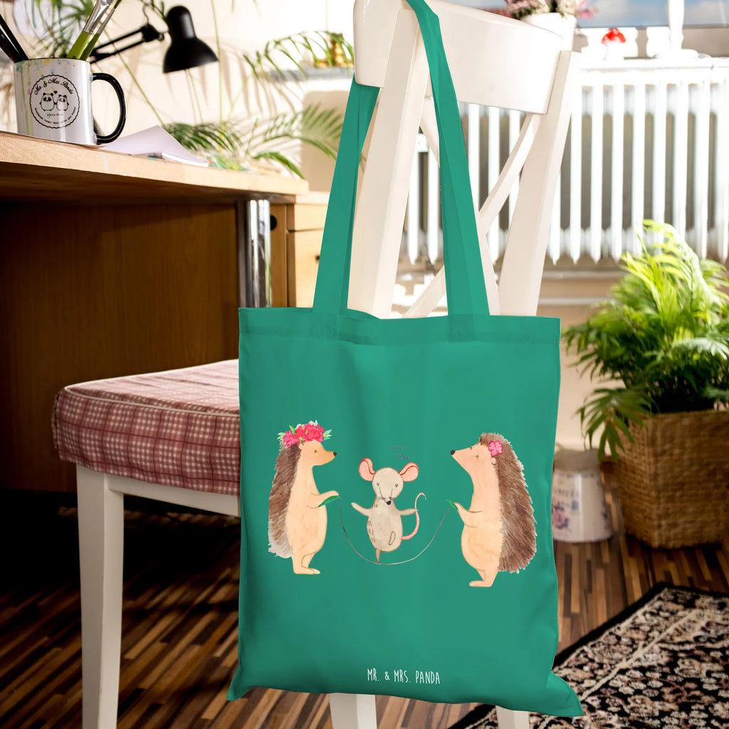Tote bag Hedgehog skipping