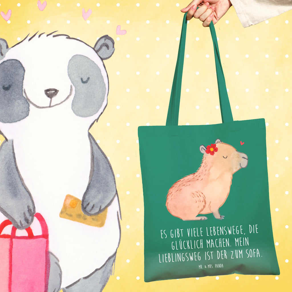 Tragetasche Capybara Blume Beuteltasche, Badetasche, Shopper, Jutebeutel, Tasche, Schultertasche, Stofftasche, Strandtasche, Tragetasche, Laptoptasche, Jutetasche, Einkaufstüte, Stoffbeutel, Umhängetasche, Beutel, Einkaufstasche, Tiermotive, Gute Laune, lustige Sprüche, Tiere, Capybara