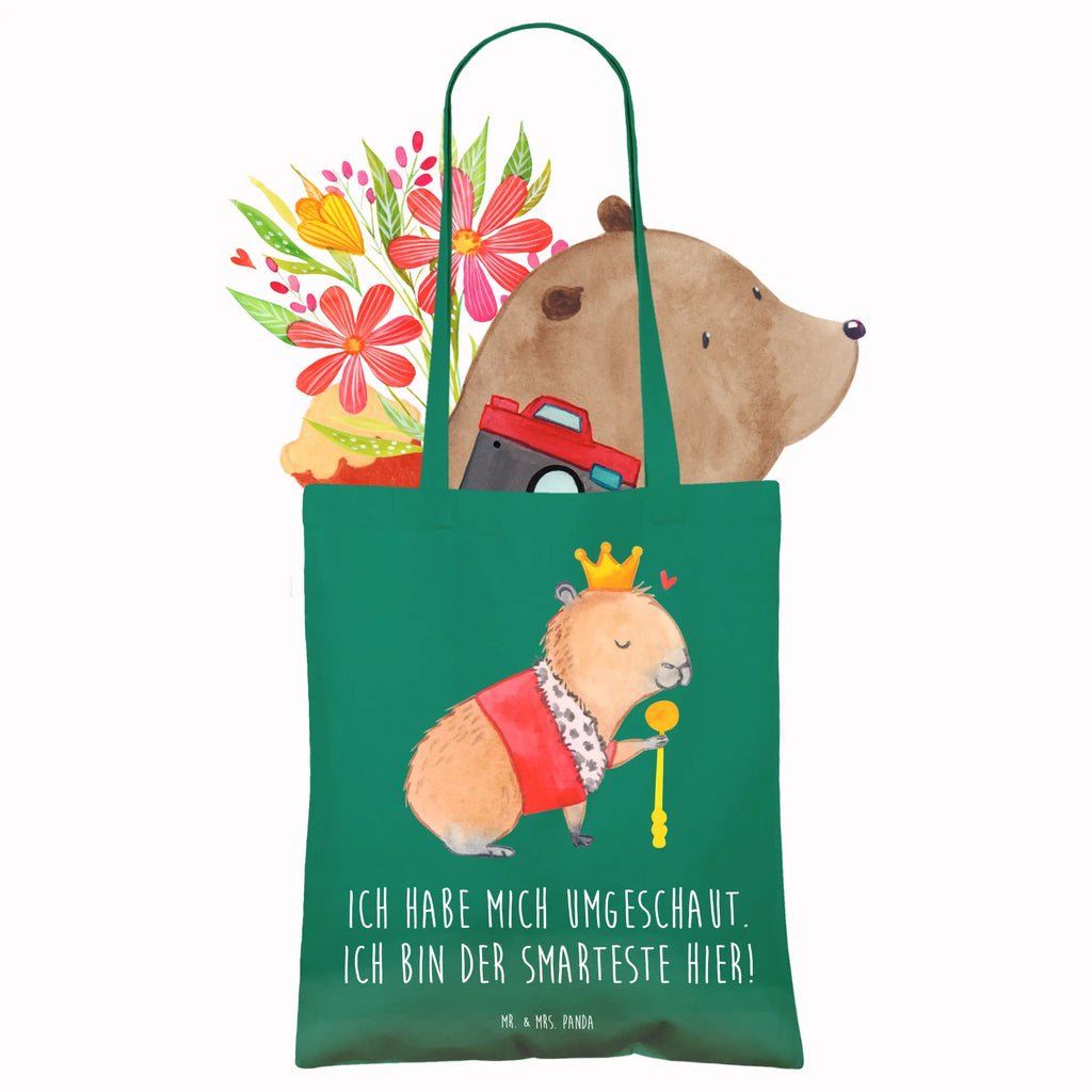 Tote bag Capybara King shoulder bag, bag, pouch, shopping bag, cotton bag, jute bag, Carrier bag, cloth bag, shopper, small animals, cute, funny, cute animal motives, hand drawn, small world, funny sayings, good mood, happy, gifts, gift ideas, special gifts, animal lover, card