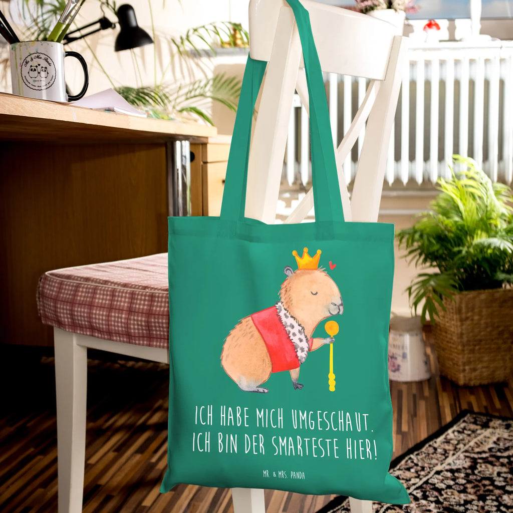 Tote bag Capybara King shoulder bag, bag, pouch, shopping bag, cotton bag, jute bag, Carrier bag, cloth bag, shopper, small animals, cute, funny, cute animal motives, hand drawn, small world, funny sayings, good mood, happy, gifts, gift ideas, special gifts, animal lover, card