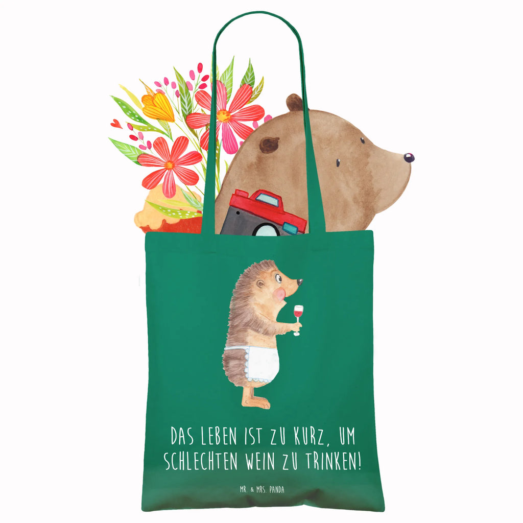 Tote bag Hedgehog wine Beuteltasche, Einkaufstüte, Umhängetasche, Strandtasche, Tragetasche, Laptoptasche, Badetasche, Stoffbeutel, Jutebeutel, Stofftasche, Shopper, Jutetasche, Tasche, Schultertasche, Einkaufstasche, Beutel, Tiermotive, Gute Laune, lustige Sprüche, Tiere, Rotwein, Wein trinken, Weißwein, Weinglas, Geschenk Weinliebhaber, Geschenk Weintrinker, Wein Deko, Igel, Wein Spruch