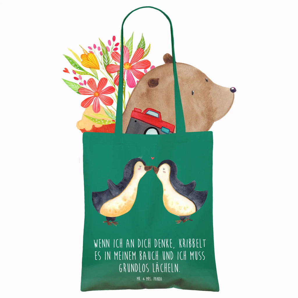 Torba Pingwiny Pocałunek Schultertasche, Jutebeutel, Einkaufstasche, Tragetasche, Stoffbeutel, Beutel, Tasche, Stofftasche, Strandtasche, Jutetasche, Umhängetasche, Badetasche, Shopper, Einkaufstüte, Laptoptasche, Beuteltasche, Liebe, Partner, Freund, Freundin, Ehemann, Ehefrau, Heiraten, Verlobung, Heiratsantrag, Liebesgeschenk, Jahrestag, Hocheitstag, Geschenk für Frauen, Geschenk für Freundin, Geschenk für Partner, Liebesbeweis, Mitbringsel, Hochzeitstag, für Männer, für Ehemann, Valentinstag