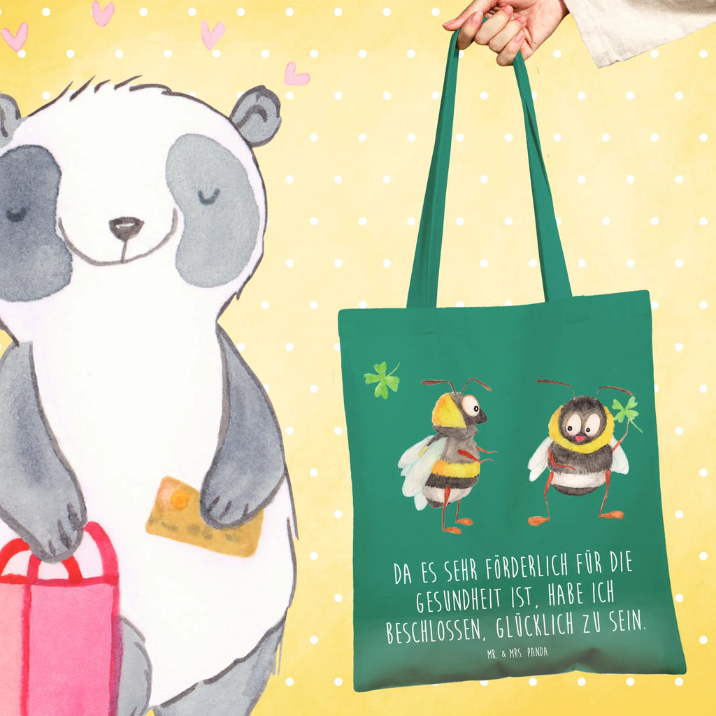 Tragetasche Hummeln Kleeblatt