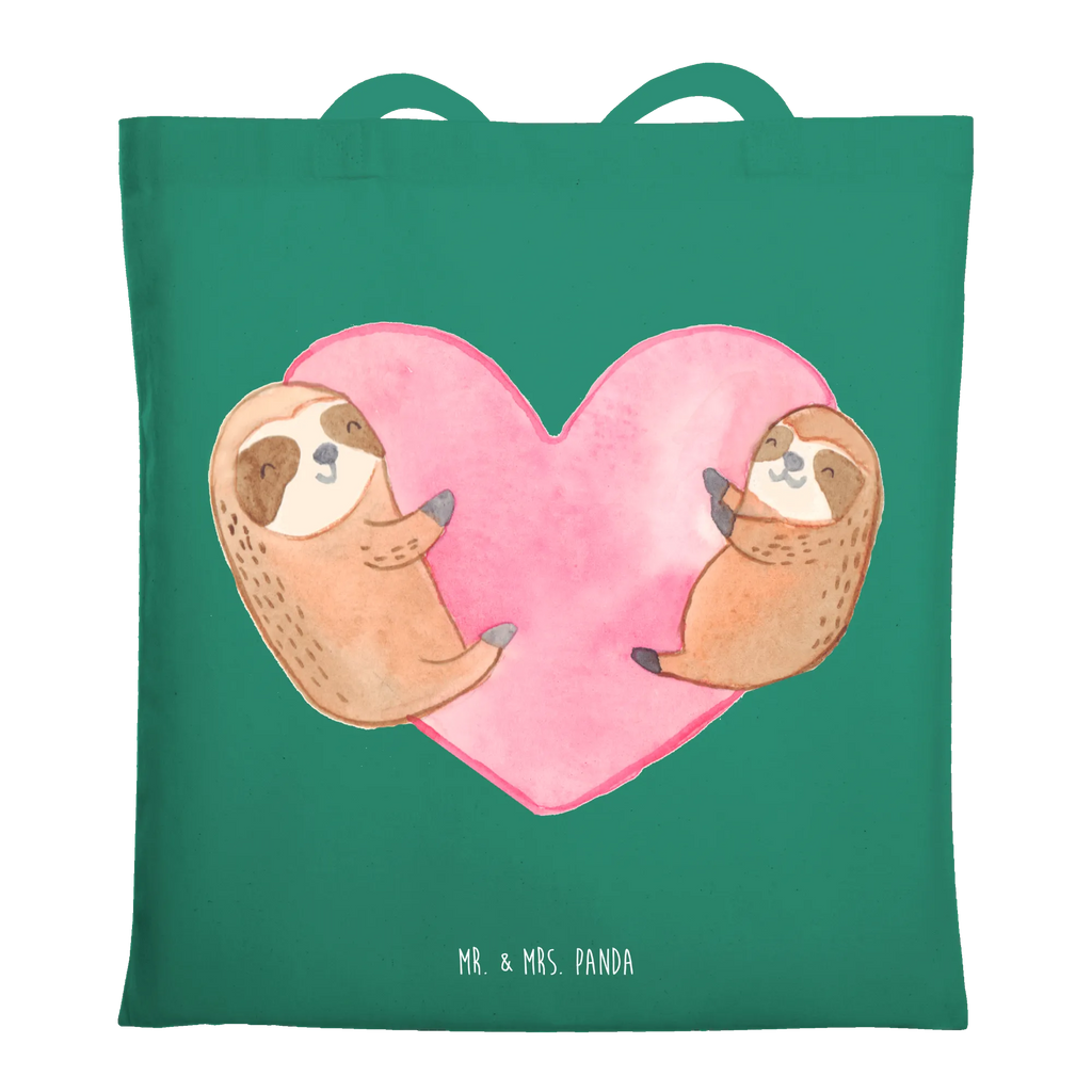 Tragetasche Faultiere Herz