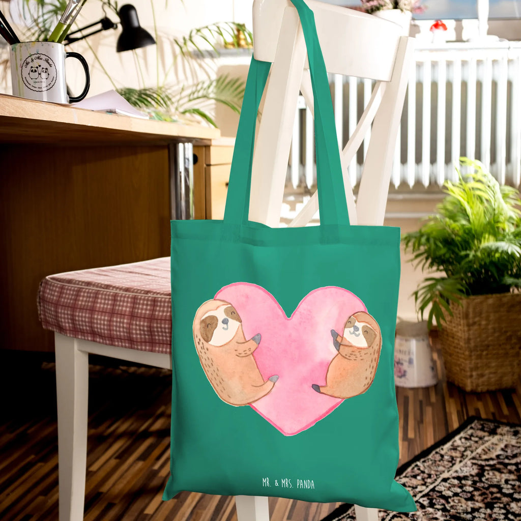 Tragetasche Faultiere Herz