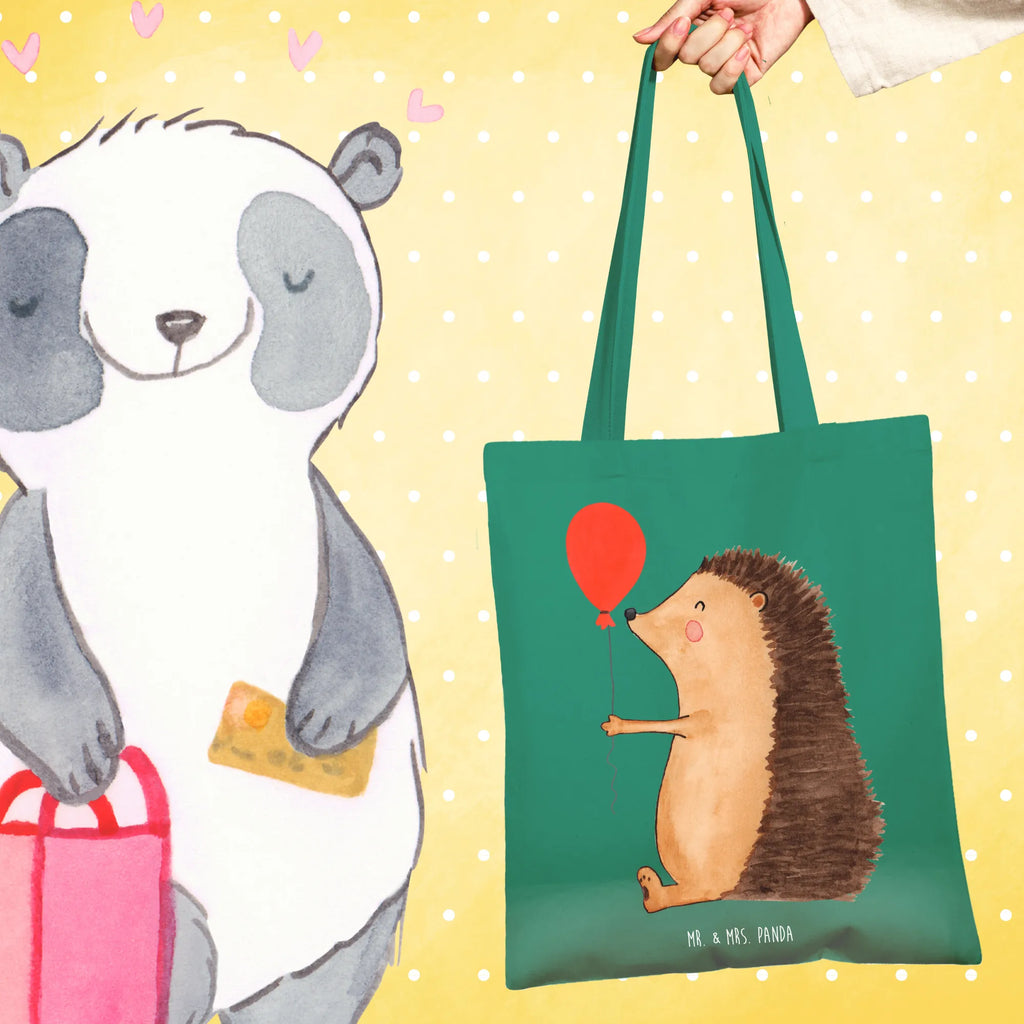 Tragetasche Igel Luftballon Jutetasche, Einkaufstasche, Stoffbeutel, Schultertasche, Laptoptasche, Beuteltasche, Tasche, Umhängetasche, Badetasche, Shopper, Stofftasche, Jutebeutel, Einkaufstüte, Tragetasche, Strandtasche, Beutel, Tiermotive, Gute Laune, lustige Sprüche, Tiere, Geburtstagskind, Geburtstag, Happy Birthday, Herzlichen Glückwunsch, Ballon, Glückwunsch, Igel