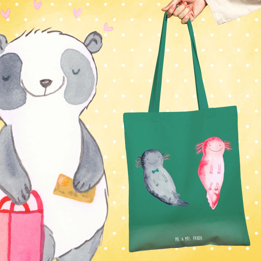 Tote bag axolotl Love Einkaufstasche, Stofftasche, Shopper, Einkaufstüte, Umhängetasche, Tasche, Schultertasche, Tragetasche, Laptoptasche, Strandtasche, Beuteltasche, Stoffbeutel, Jutebeutel, Beutel, Jutetasche, Badetasche, Liebe, Partner, Freund, Freundin, Ehemann, Ehefrau, Heiraten, Verlobung, Heiratsantrag, Liebesgeschenk, Jahrestag, Hocheitstag, Geschenk für Freundin, Geschenk für Partner, Geschenk für Frauen, Hochzeitstag, Mitbringsel, für Männer, Valentinstag, für Ehemann, Liebesbeweis