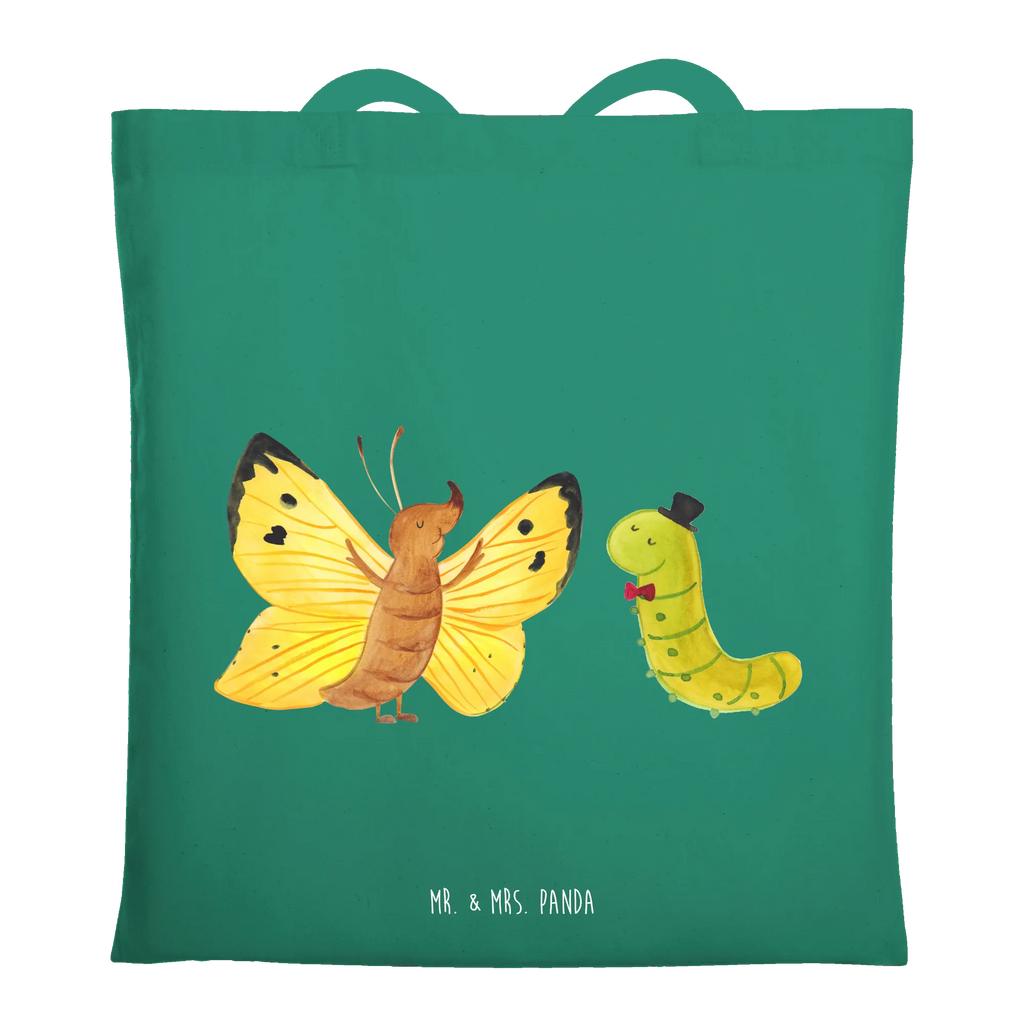 Tote bag Caterpillar butterfly jute bag, cotton bag, shopping bag, bag, shoulder bag, pouch, Carrier bag, cloth bag, shopper, small animals, cute, funny, cute animal motives, hand drawn, small world, funny sayings, good mood, happy, gifts, gift ideas, special gifts, animal lover, card, butterfly, growing up, cocoon, hat, lemon butterfly, beauty, development, Caterpillar
