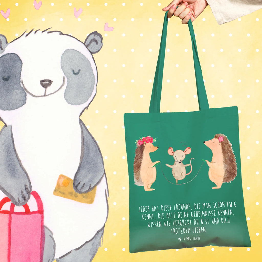 Tote bag Hedgehog skipping