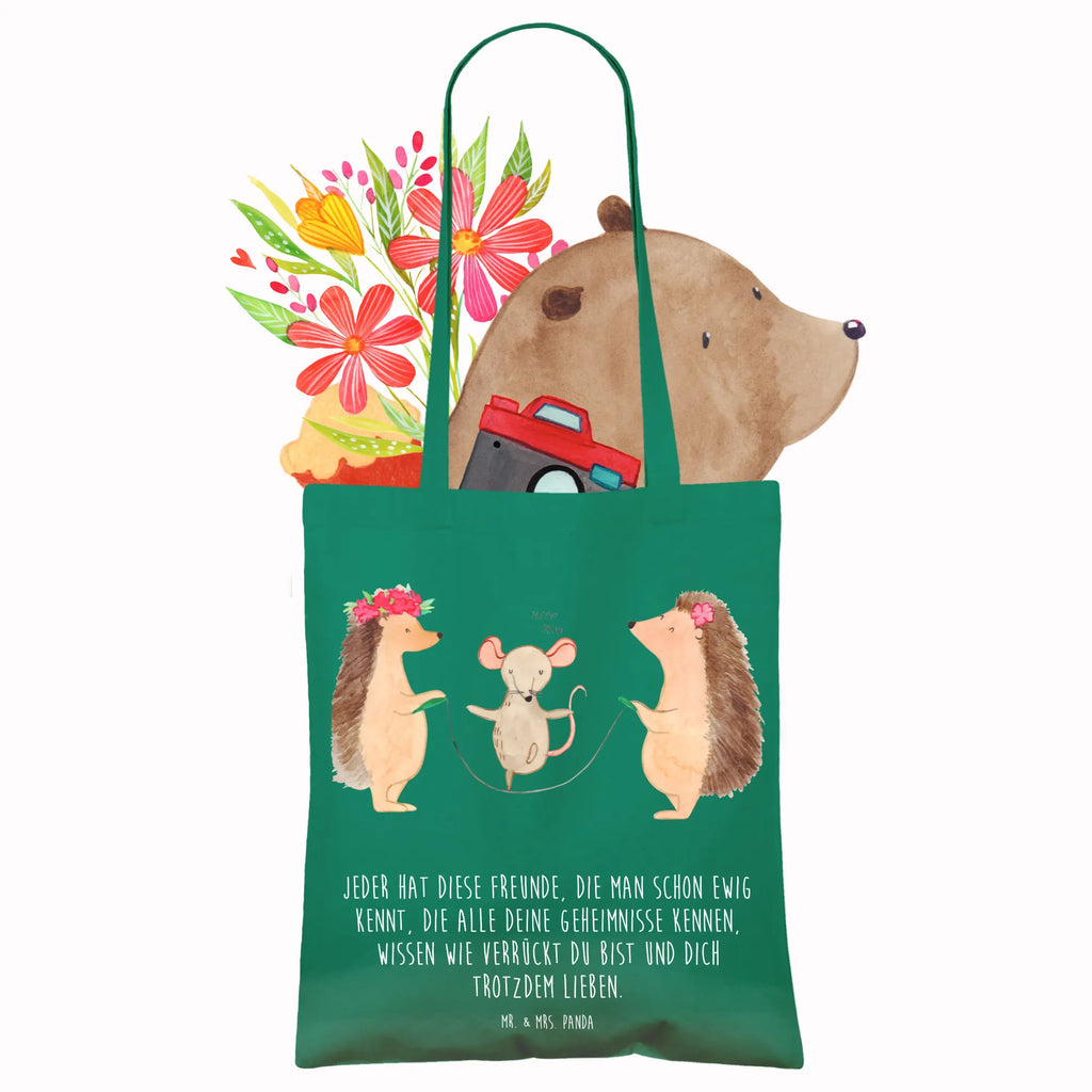 Tote bag Hedgehog skipping