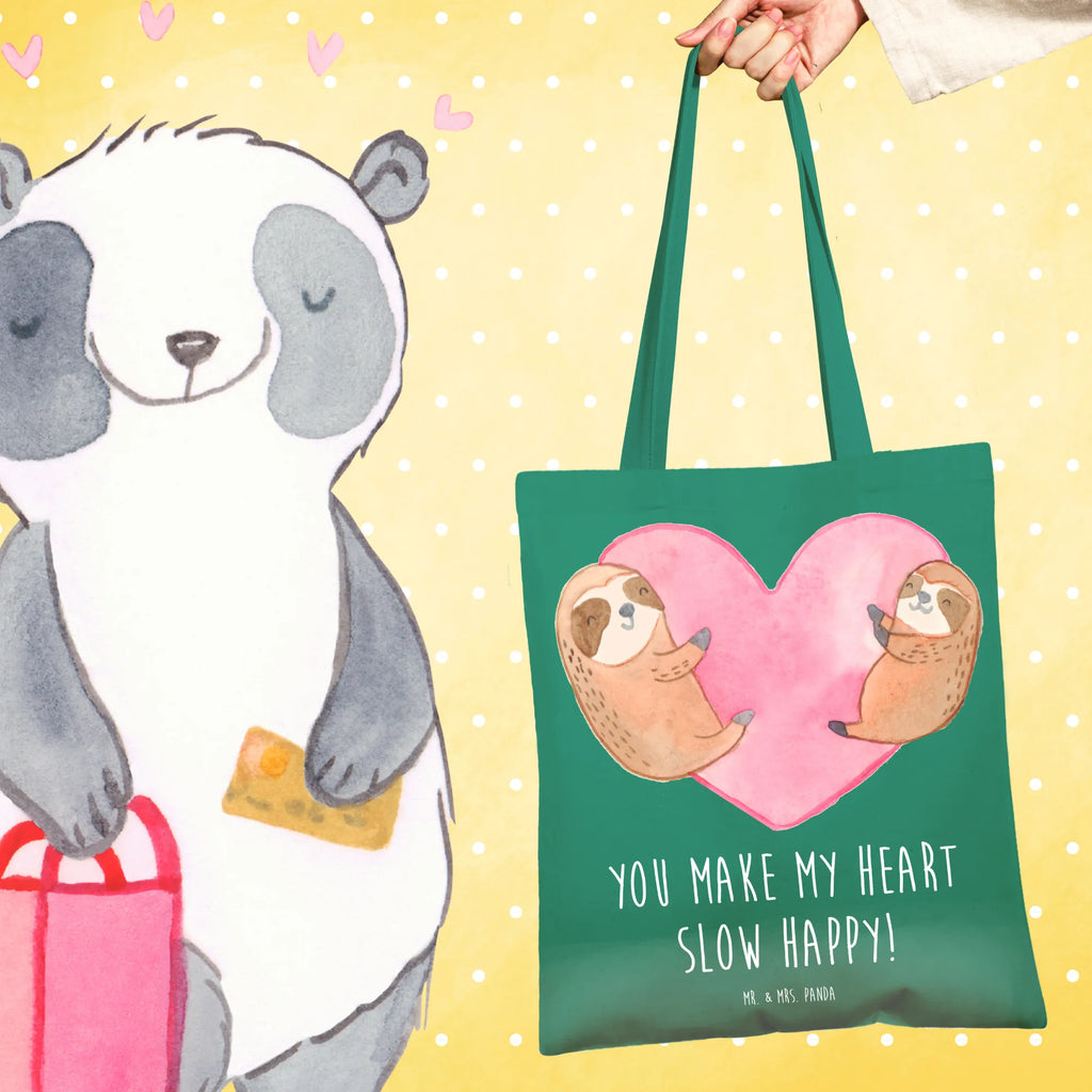 Tragetasche Faultiere Herz