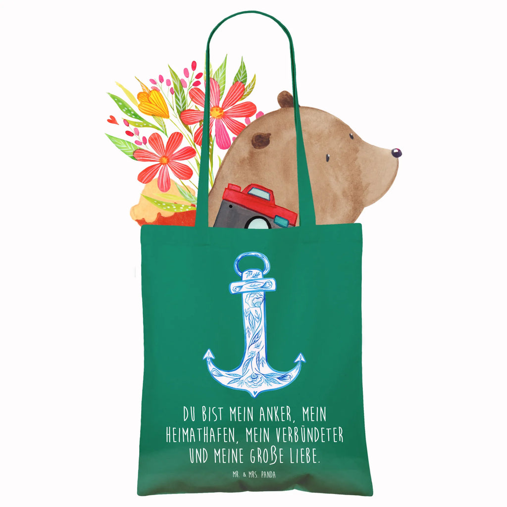 Tote bag anchor Blue cloth bag, Carrier bag, shopper, cotton bag, shoulder bag, shopping bag, jute bag, pouch, bag, small animals, cute, funny, cute animal motives, hand drawn, small world, funny sayings, good mood, happy, gifts, gift ideas, special gifts, animal lover, card