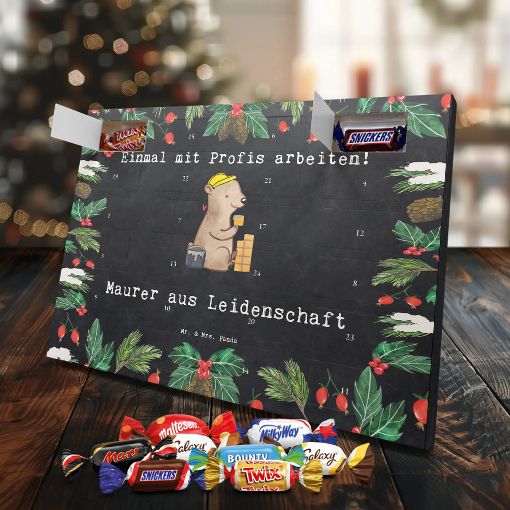 Chocolate advent calendar bricklayer Passion gift, sayings, gift idea, best, farewell gift, passing exam, anniversary, retirement, promotion, job start, profession