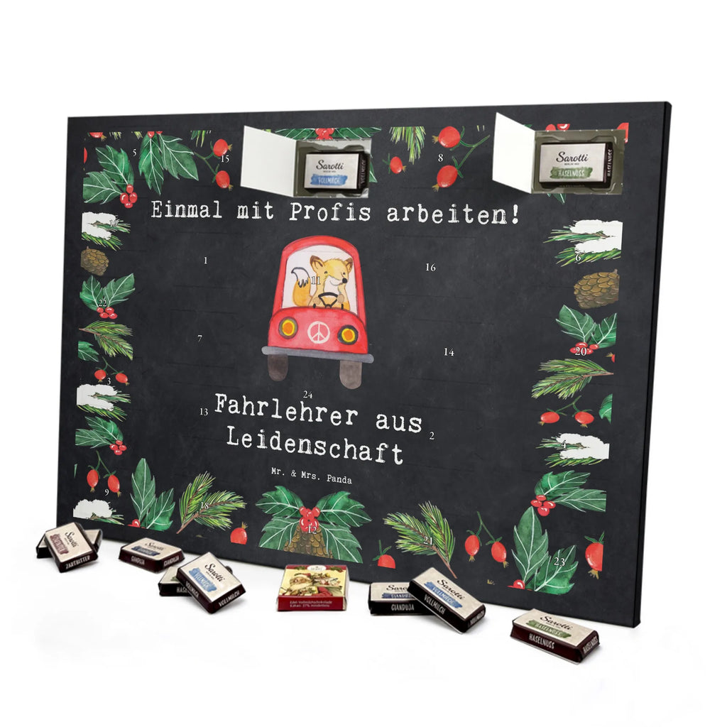 Chocolate advent calendar driving instructor Passion gift, sayings, gift idea, best, farewell gift, passing exam, anniversary, retirement, promotion, job start, profession