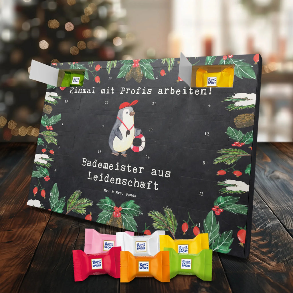 Chocolate advent calendar Lifeguard Passion gift, sayings, gift idea, best, farewell gift, passing exam, anniversary, retirement, promotion, job start, profession