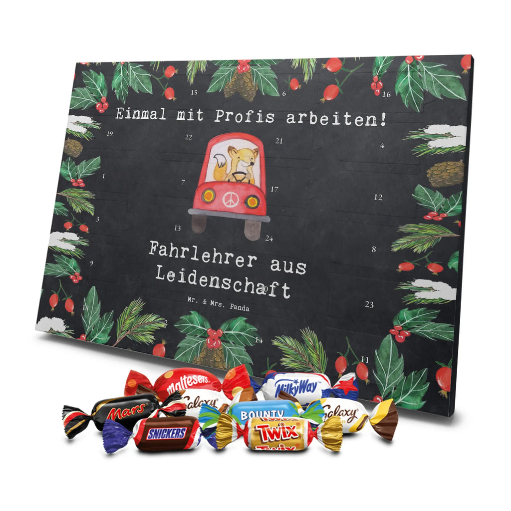 Chocolate advent calendar driving instructor Passion gift, sayings, gift idea, best, farewell gift, passing exam, anniversary, retirement, promotion, job start, profession