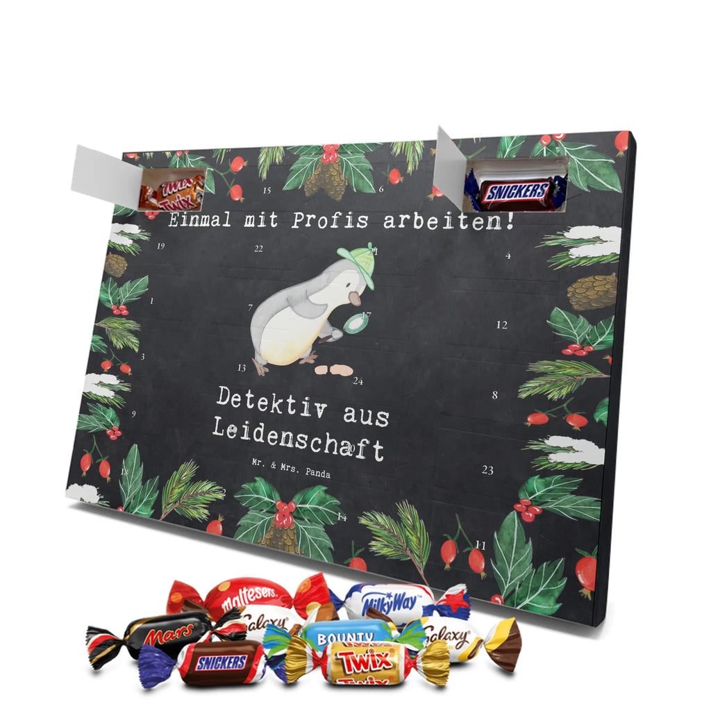 Chocolate advent calendar Detective passion gift, sayings, gift idea, best, farewell gift, passing exam, anniversary, retirement, promotion, job start, profession