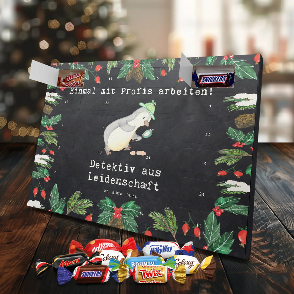 Chocolate advent calendar Detective passion gift, sayings, gift idea, best, farewell gift, passing exam, anniversary, retirement, promotion, job start, profession