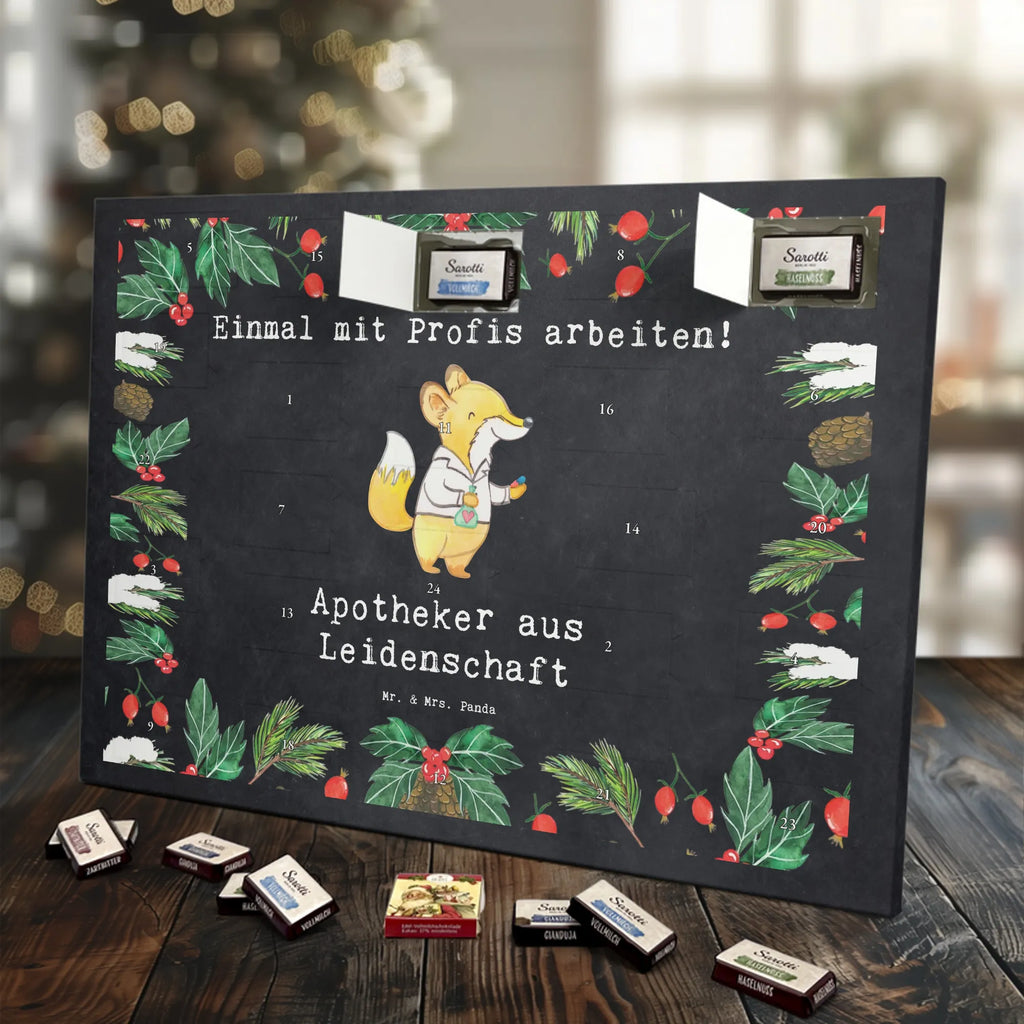 Chocolate advent calendar Pharmacist Passion gift, sayings, gift idea, best, farewell gift, passing exam, anniversary, retirement, promotion, job start, profession