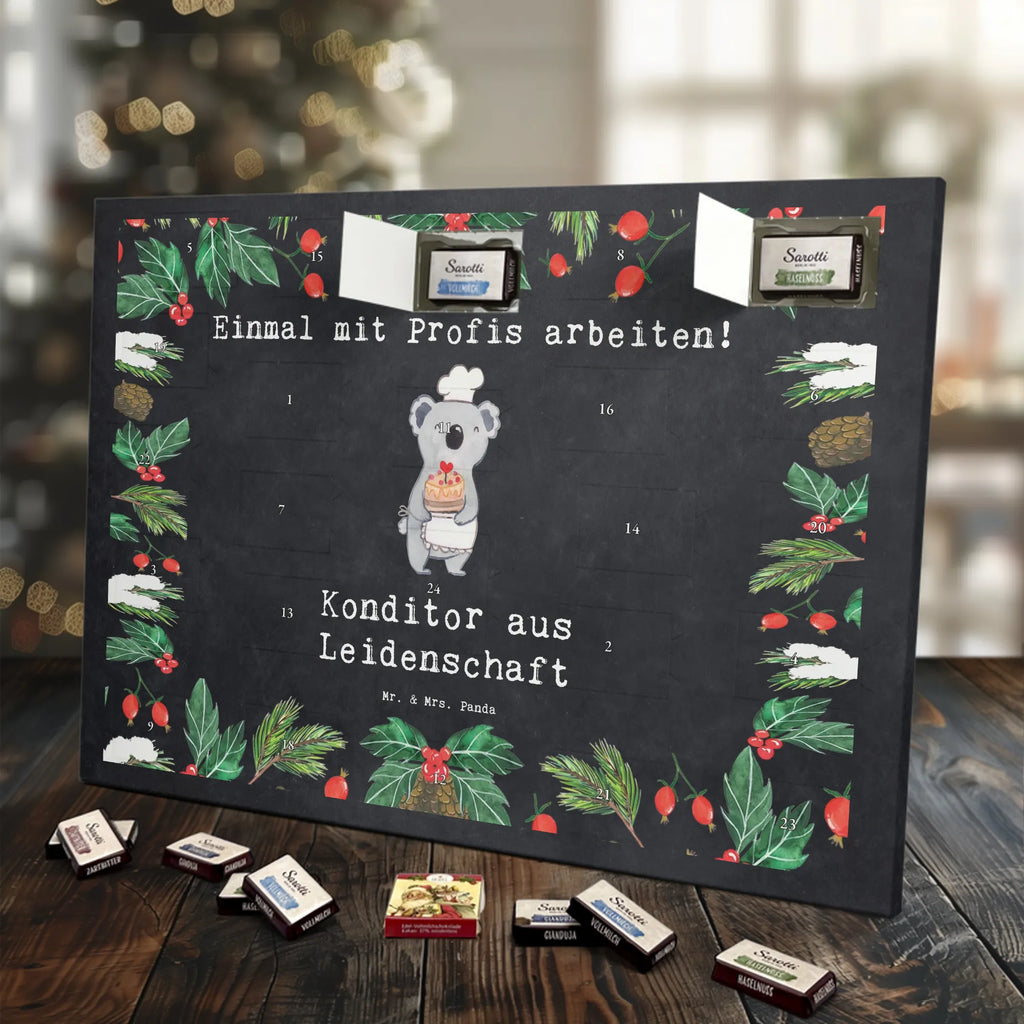 Chocolate advent calendar Pastry chef Passion gift, sayings, gift idea, best, farewell gift, passing exam, anniversary, retirement, promotion, job start, profession