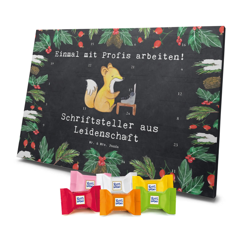 Chocolate advent calendar writer Passion gift, sayings, gift idea, best, farewell gift, passing exam, anniversary, retirement, promotion, job start, profession