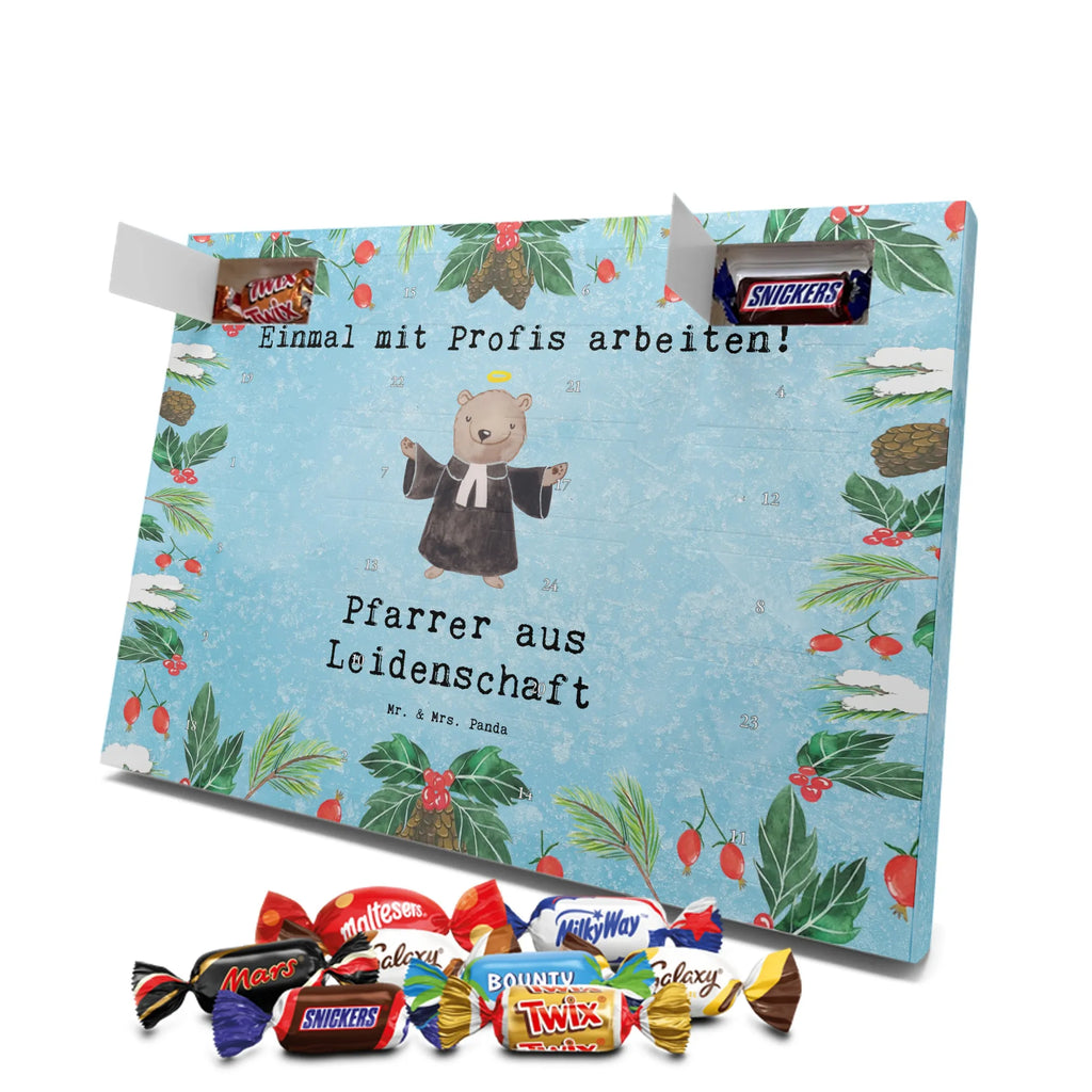 Chocolate advent calendar Pastor Passion gift, sayings, gift idea, best, farewell gift, passing exam, anniversary, retirement, promotion, job start, profession