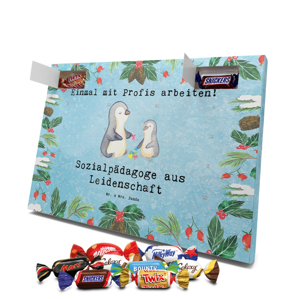 Chocolate advent calendar Social pedagogue Passion gift, sayings, gift idea, best, farewell gift, passing exam, anniversary, retirement, promotion, job start, profession