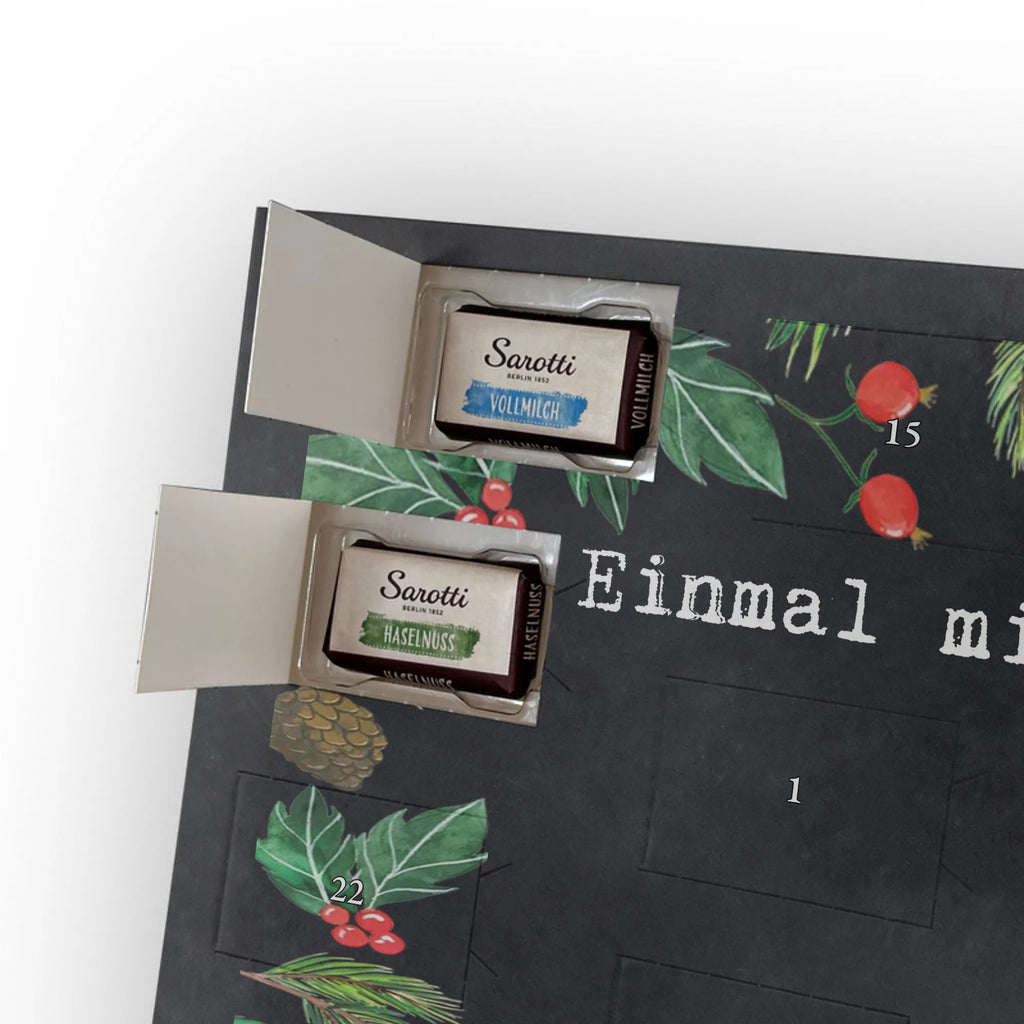 Chocolate advent calendar Animal Naturopath Passion gift, sayings, gift idea, best, farewell gift, passing exam, anniversary, retirement, promotion, job start, profession