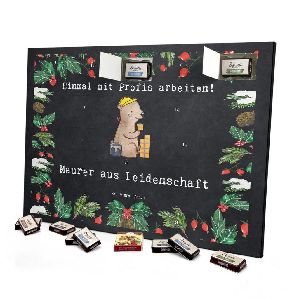 Chocolate advent calendar bricklayer Passion gift, sayings, gift idea, best, farewell gift, passing exam, anniversary, retirement, promotion, job start, profession