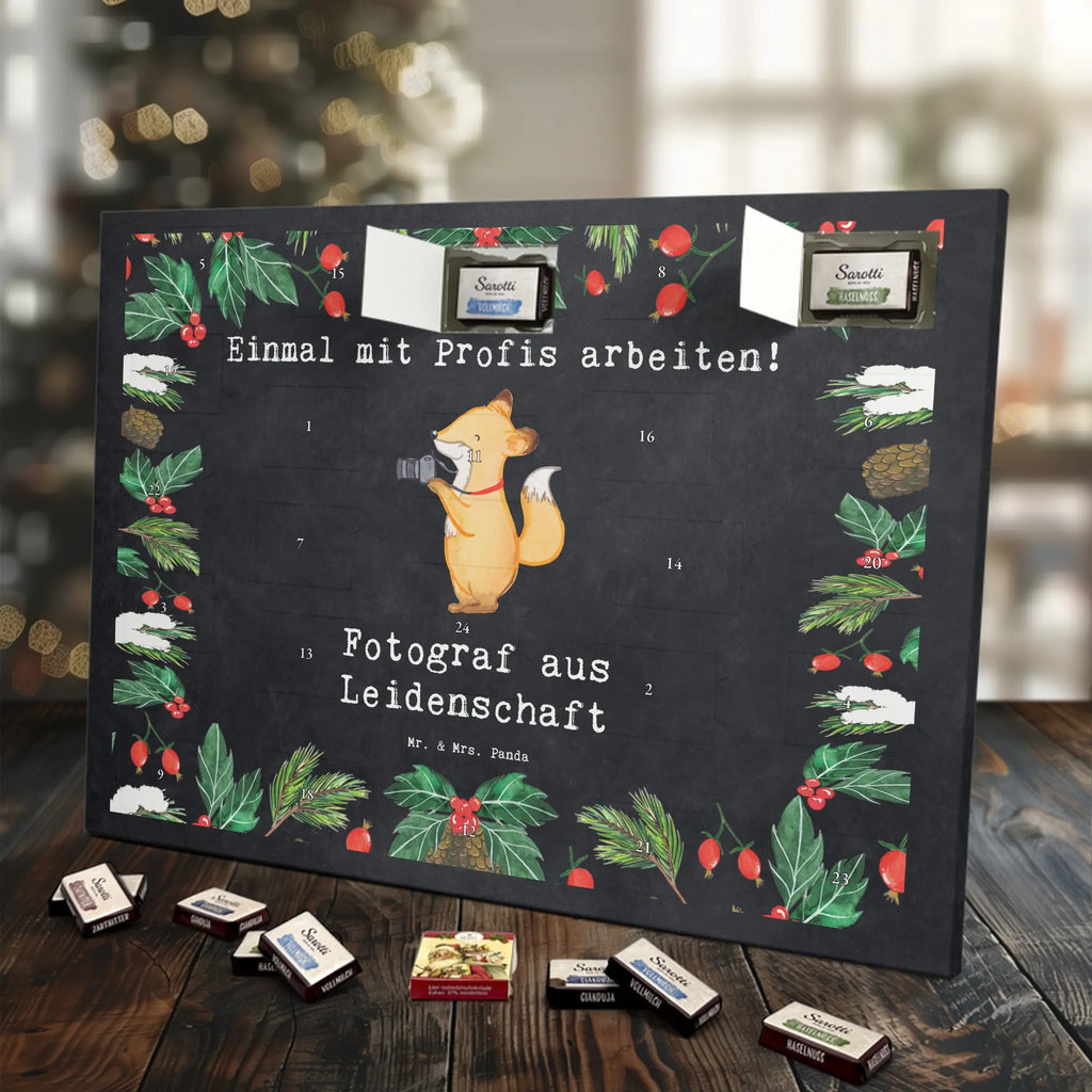 Chocolate advent calendar photographer passion gift, sayings, gift idea, best, farewell gift, passing exam, anniversary, retirement, promotion, job start, profession