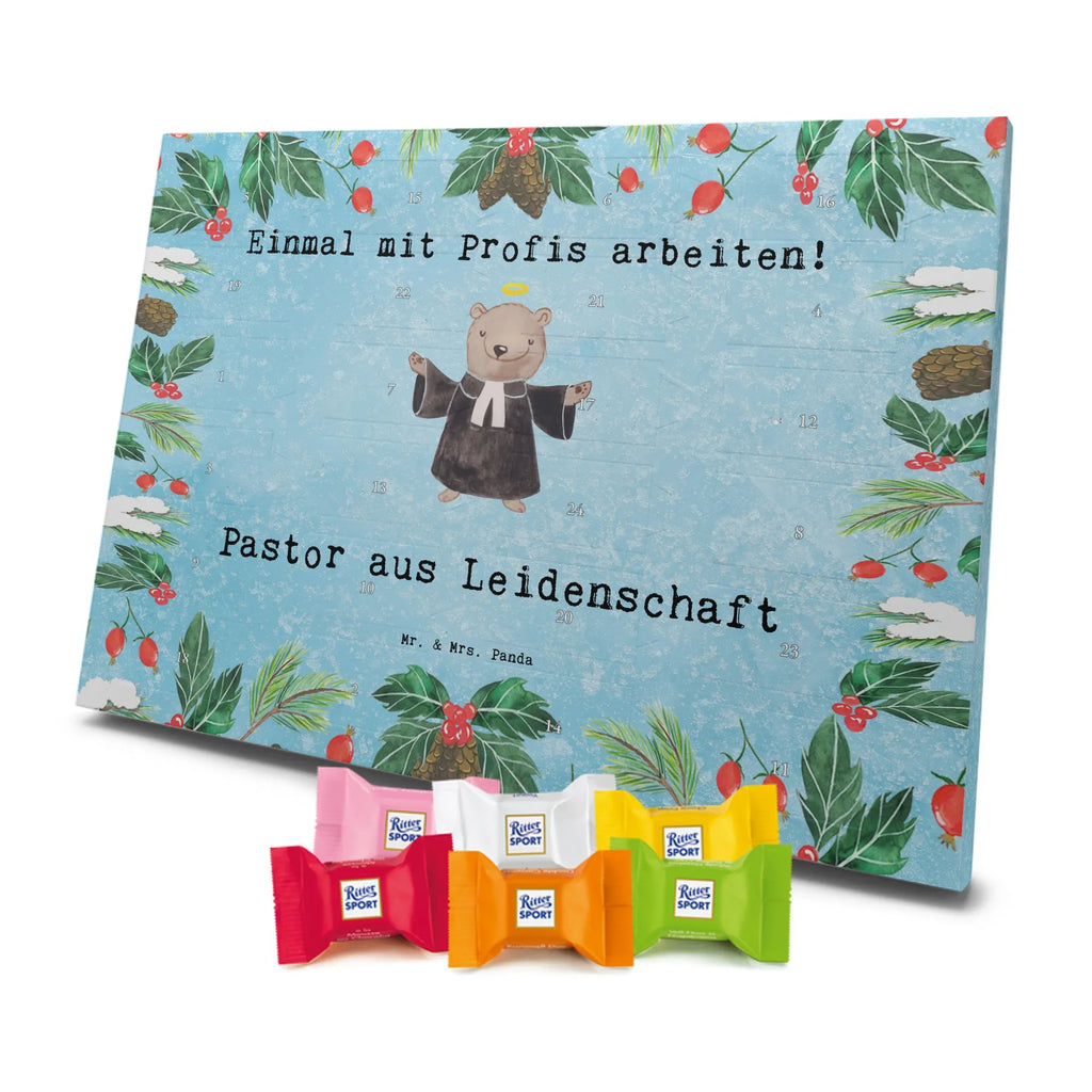 Chocolate advent calendar Pastor Passion gift, sayings, gift idea, best, farewell gift, passing exam, anniversary, retirement, promotion, job start, profession