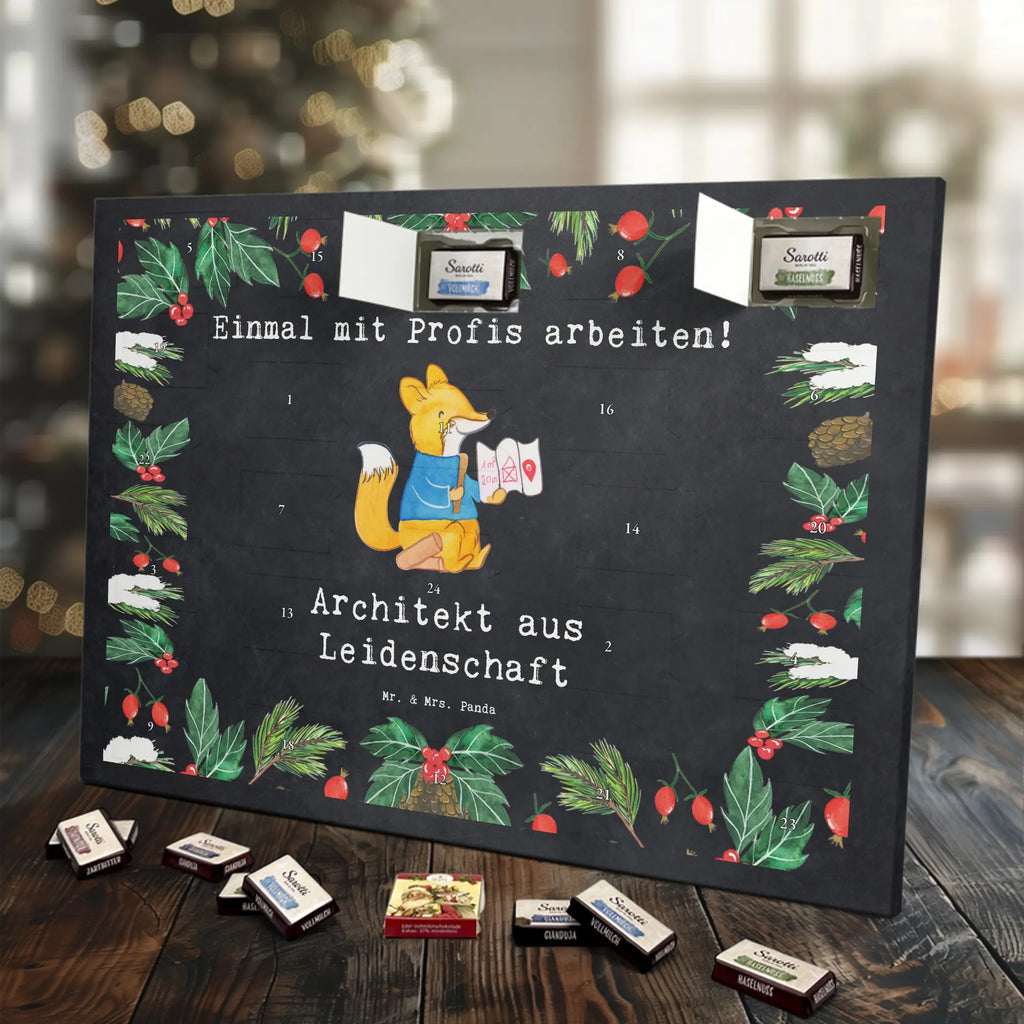 Chocolate advent calendar architect Passion gift, sayings, gift idea, best, farewell gift, passing exam, anniversary, retirement, promotion, job start, profession