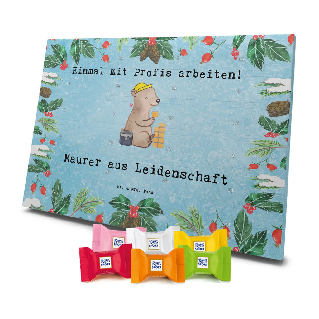 Chocolate advent calendar bricklayer Passion gift, sayings, gift idea, best, farewell gift, passing exam, anniversary, retirement, promotion, job start, profession