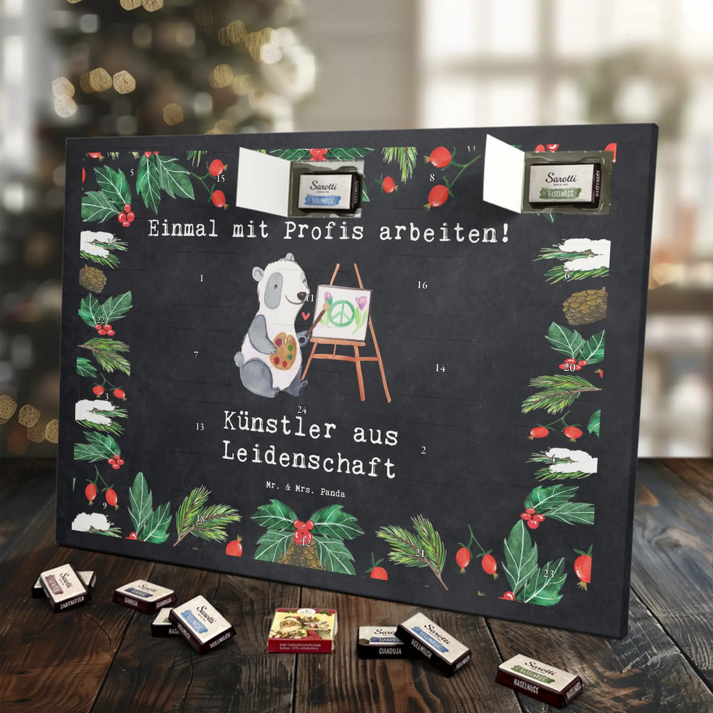 Chocolate advent calendar Artist passion gift, sayings, gift idea, best, farewell gift, passing exam, anniversary, retirement, promotion, job start, profession