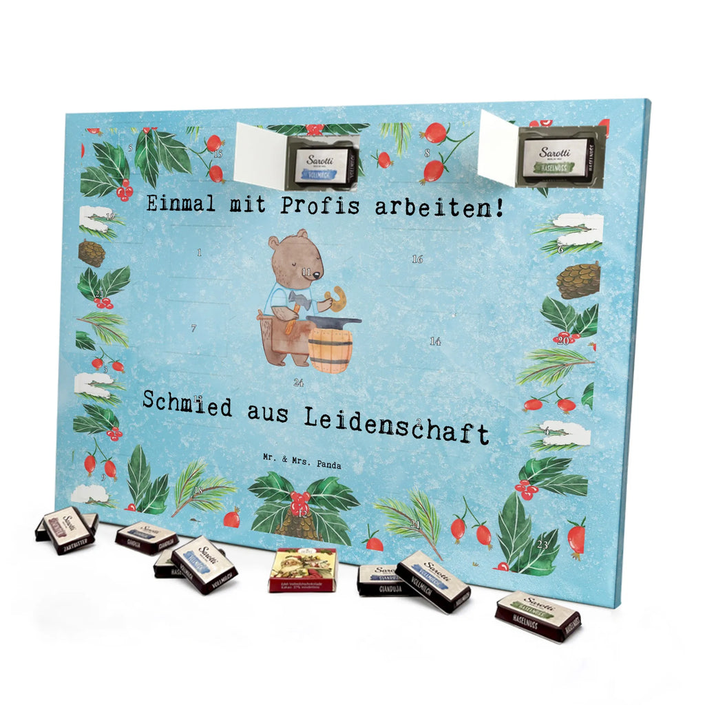 Chocolate advent calendar blacksmith Passion gift, sayings, gift idea, best, farewell gift, passing exam, anniversary, retirement, promotion, job start, profession