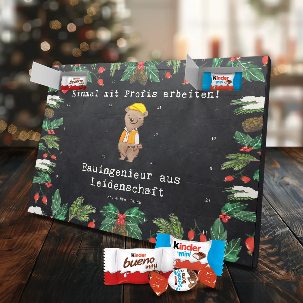 Chocolate advent calendar Civil engineer Passion gift, sayings, gift idea, best, farewell gift, passing exam, anniversary, retirement, promotion, job start, profession