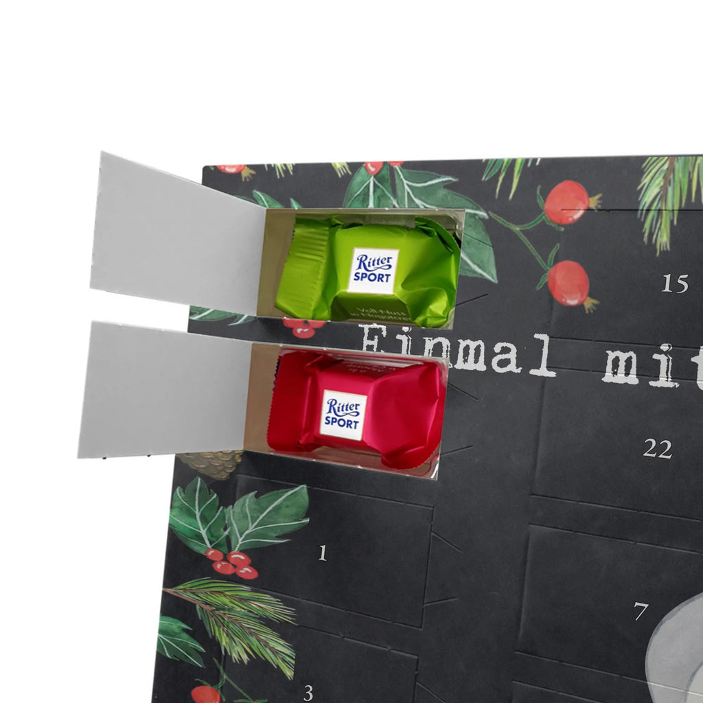 Chocolate advent calendar Detective passion gift, sayings, gift idea, best, farewell gift, passing exam, anniversary, retirement, promotion, job start, profession