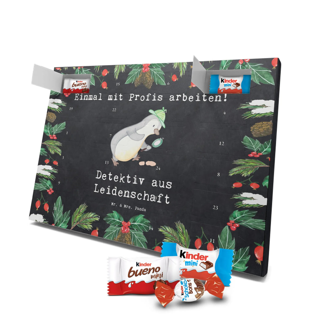 Chocolate advent calendar Detective passion gift, sayings, gift idea, best, farewell gift, passing exam, anniversary, retirement, promotion, job start, profession